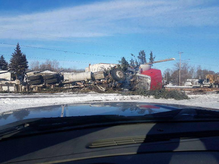 Transport cut off by pickup in McKerrow