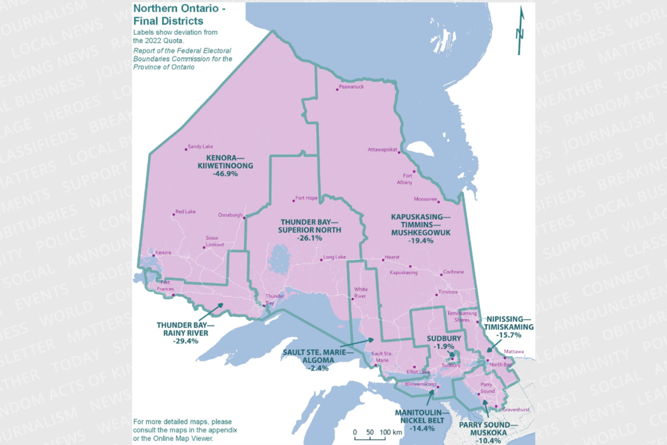 Timmins riding lines redefined - My Espanola Now