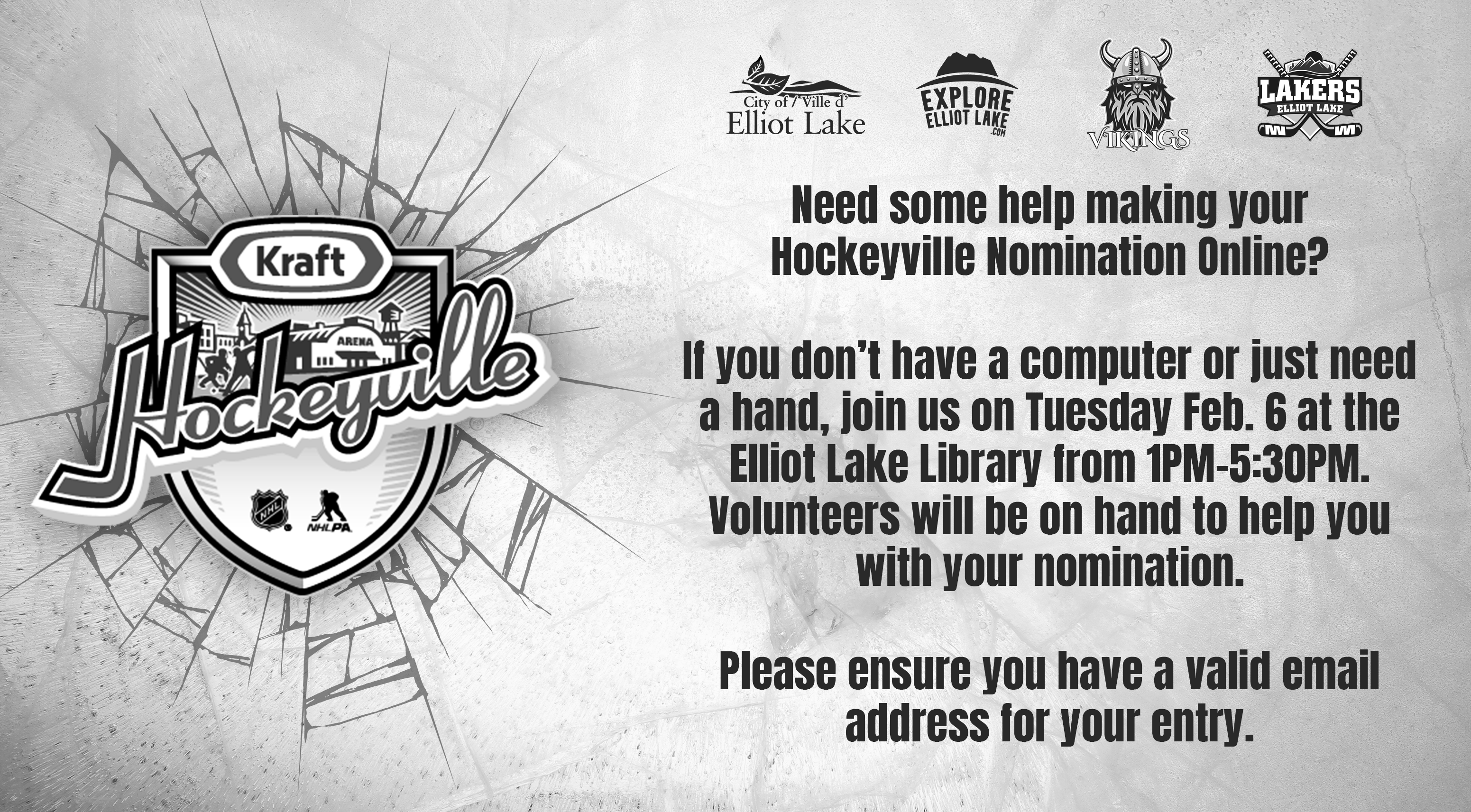 Elliot Lake looking for support to win Kraft Hockeyville contest